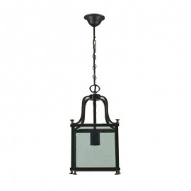 Lighting Inspiration-Michigan Small Chain 1/LT Pendant - Bronze / Chrome